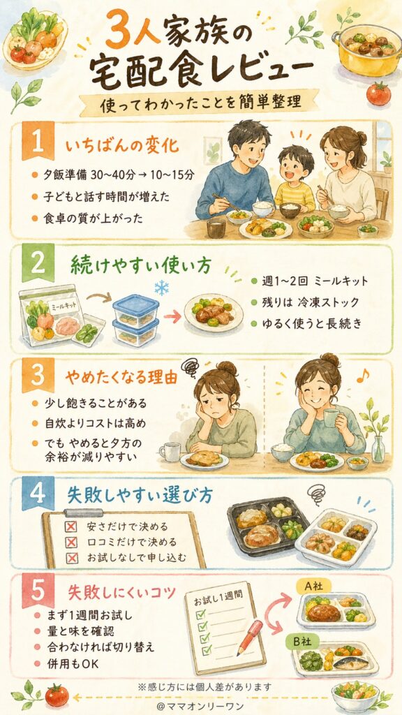 実際に3人家族が使ってみて気づいたレビューまとめ
