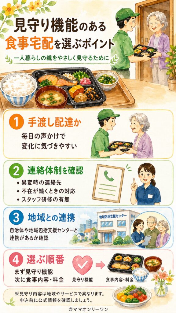 見守り機能のあるサービスを選ぶポイント