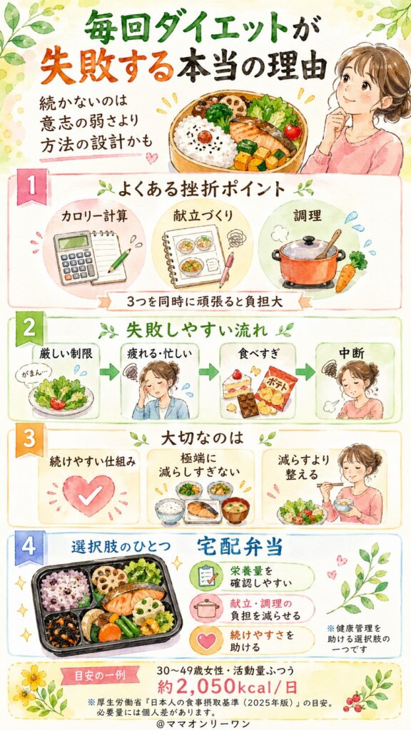 毎回ダイエットが失敗する、本当の理由