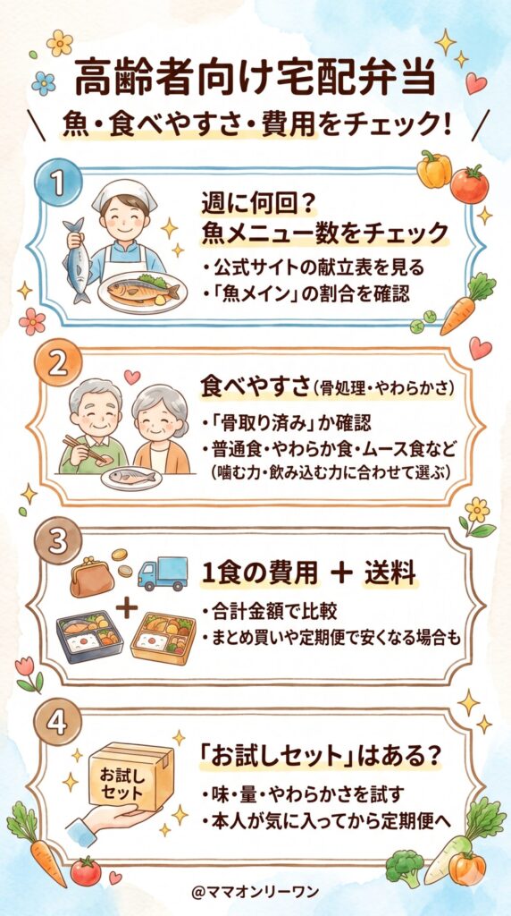 選ぶ前に確認したい4つのポイント