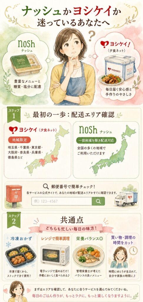 「ナッシュかヨシケイか」で迷っているあなたへ、先に結論を言う