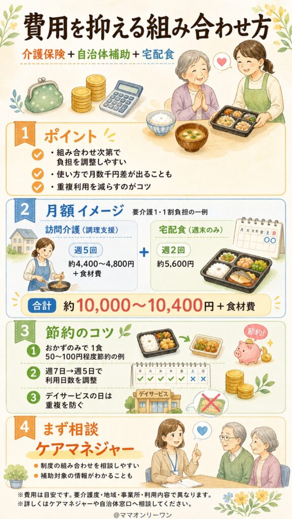 介護保険と自治体補助を組み合わせて費用を最小化する方法