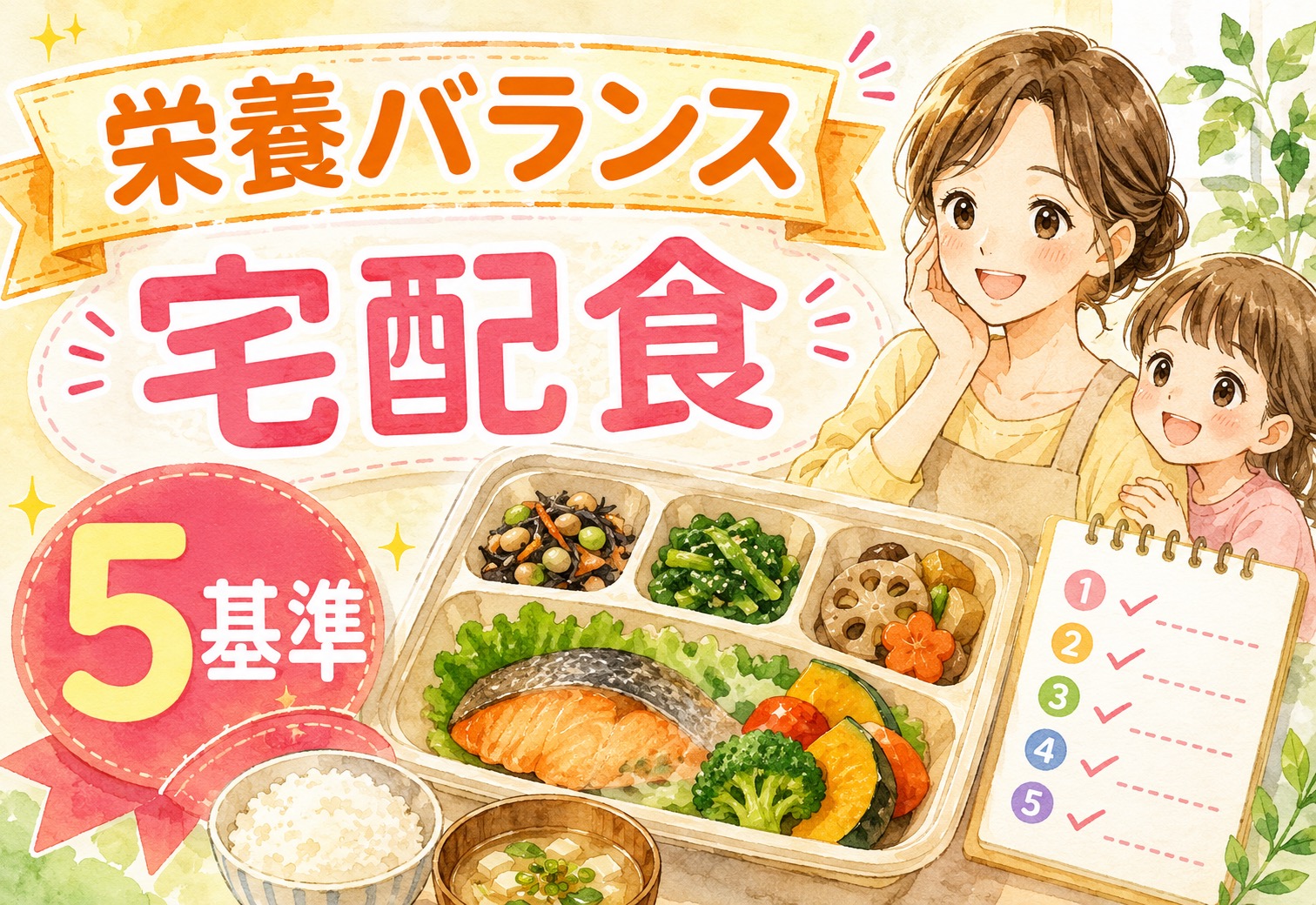 栄養バランスが良い宅配食を無理なく続ける選び方|仕事と育児を両立するママが徹底比較した5基準