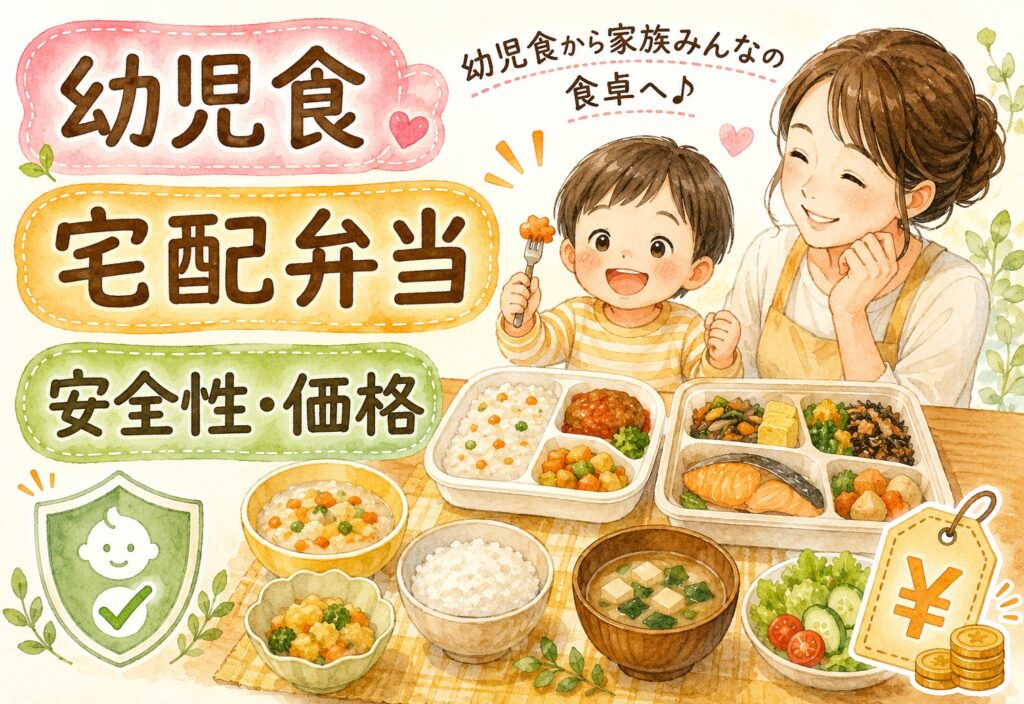 幼児食から家族みんなの食卓へ｜子供向け宅配弁当おすすめを安全性・価格で比較