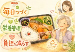 高齢者向け宅配弁当を毎日使うコツ｜遠くに住む親の栄養管理を負担なく続ける選び方