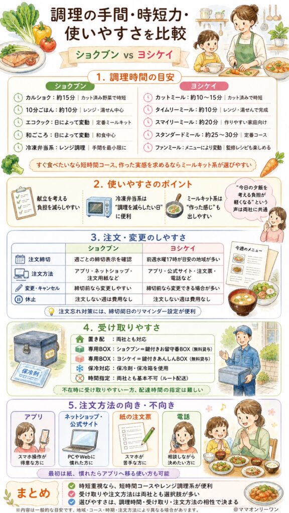 ショクブンとヨシケイ 味・品質・鮮度をリアルに評価する