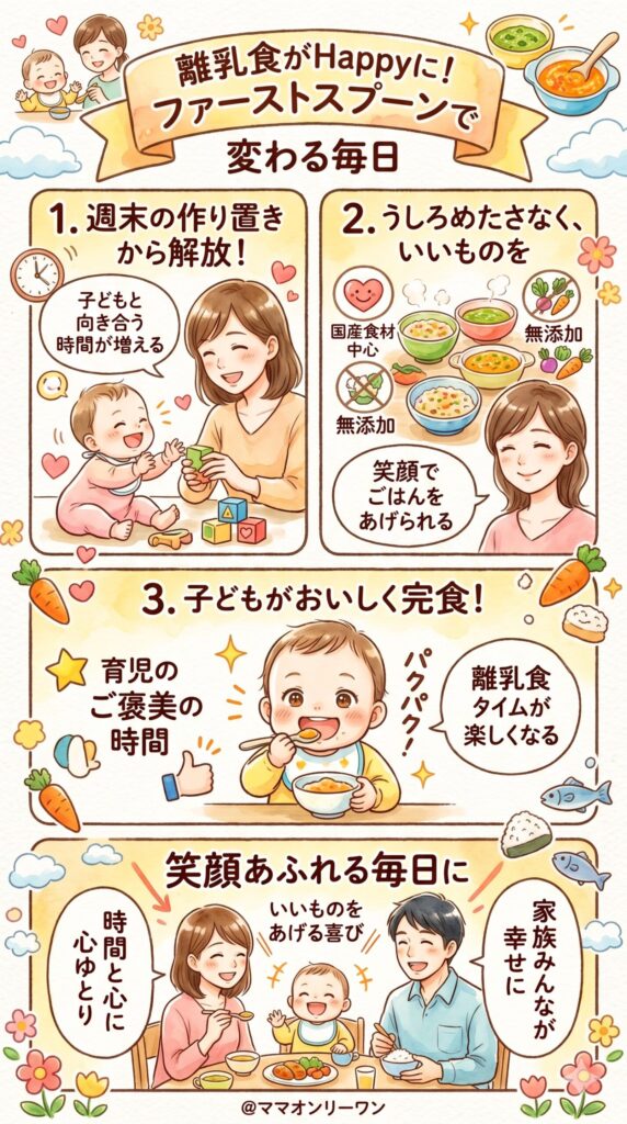 ファーストスプーンを使い続けると毎日どう変わるか