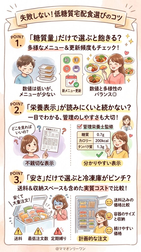 低糖質宅配食で失敗する人には、共通のパターンがある