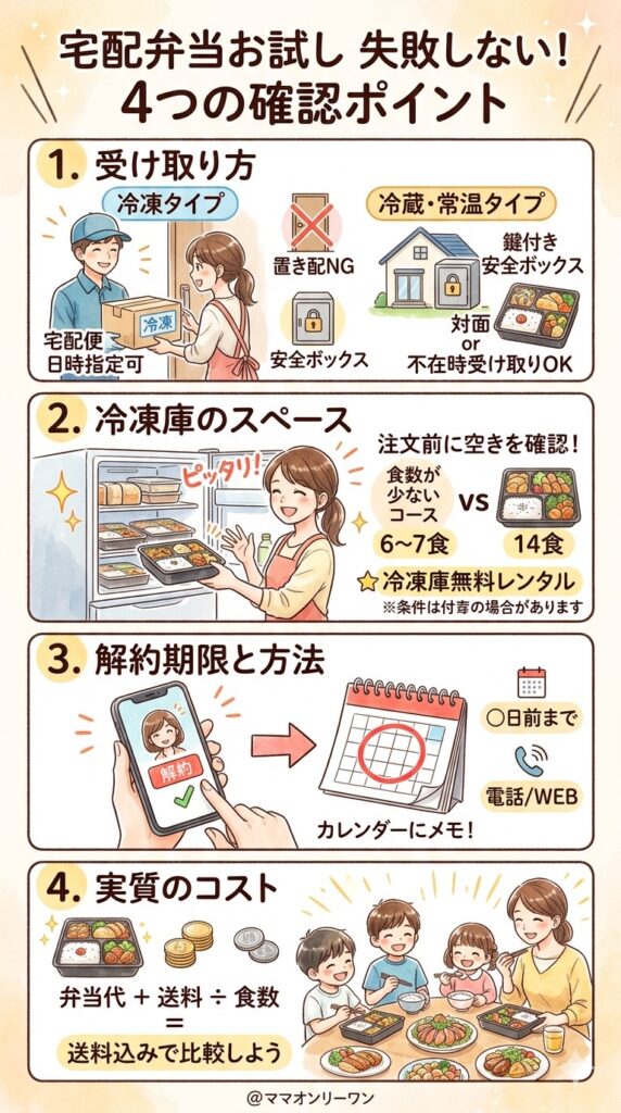 お試し注文で後悔しないための確認ポイント