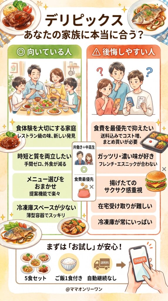 デリピックスが本当に合う人・合わない人