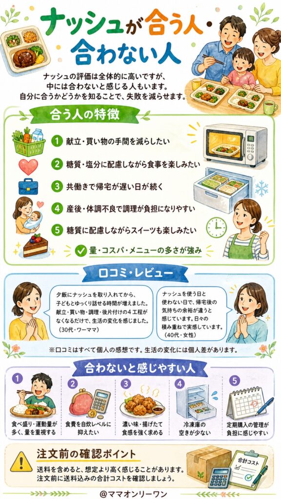 ナッシュが合う人・合わない人