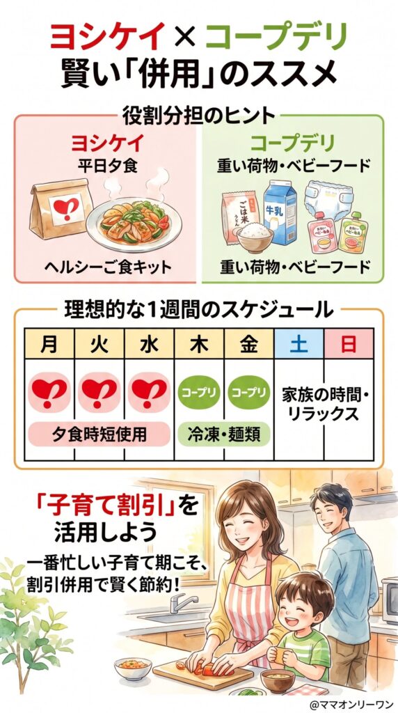 ヨシケイとコープデリを「併用」するという選択肢
