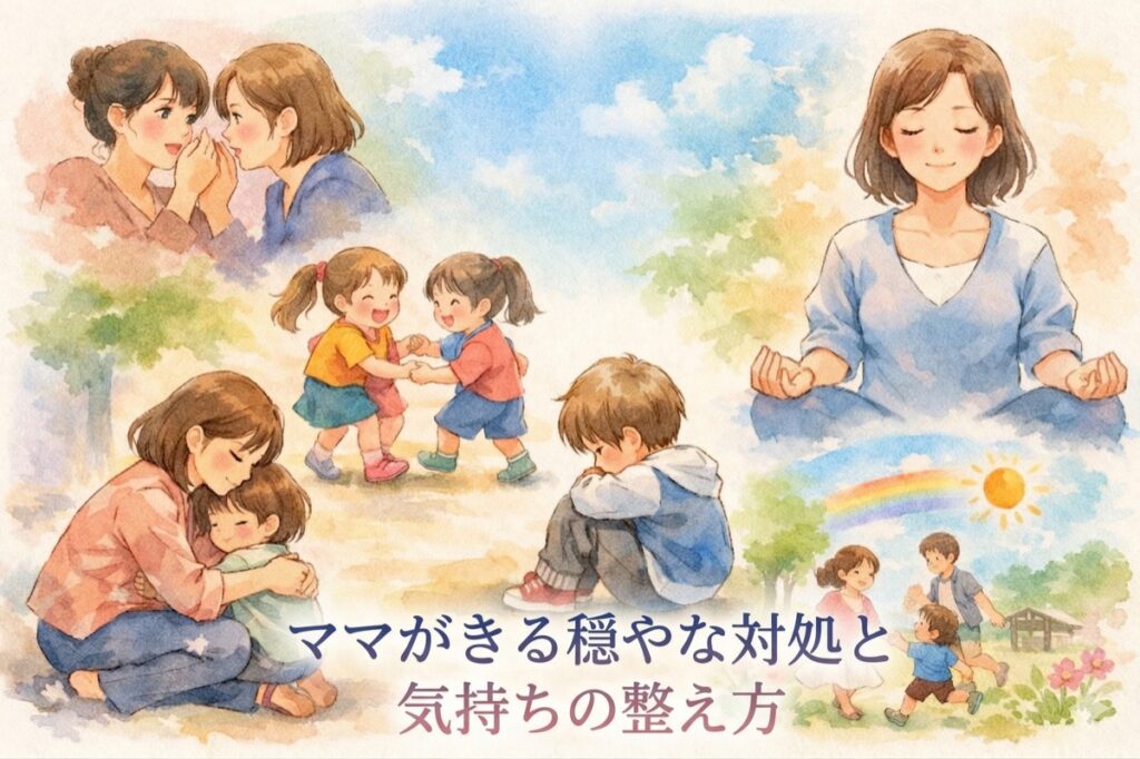 保育園で仲間はずれにされた時、ママができる穏やかな対処と気持ちの整え方
