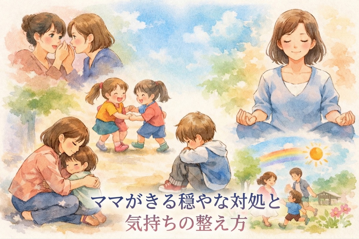 保育園で仲間はずれにされた時、ママができる穏やかな対処と気持ちの整え方