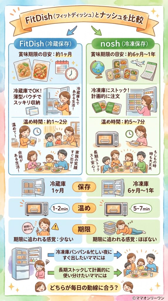 保存・調理を比べる——毎日の動線に合うのはどちらか