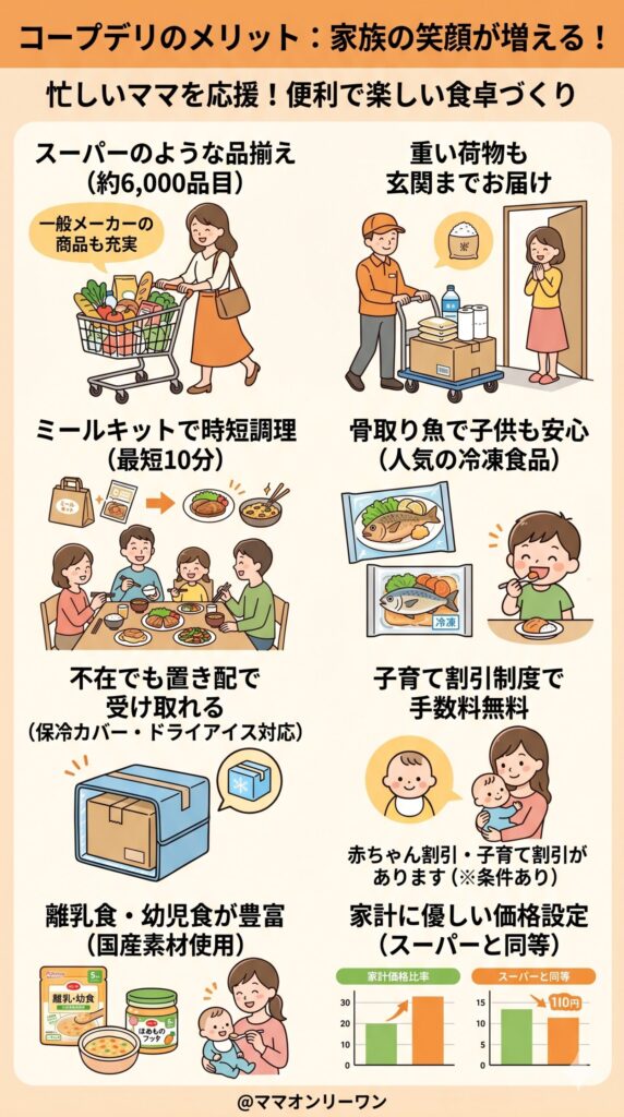 コープデリを使って「よかった」と感じるメリット