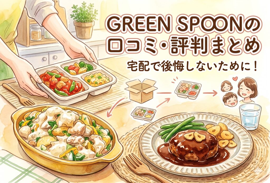 GREEN SPOONの口コミ・評判まとめ｜スムージー・サラダ宅配で後悔しないための全チェックリスト