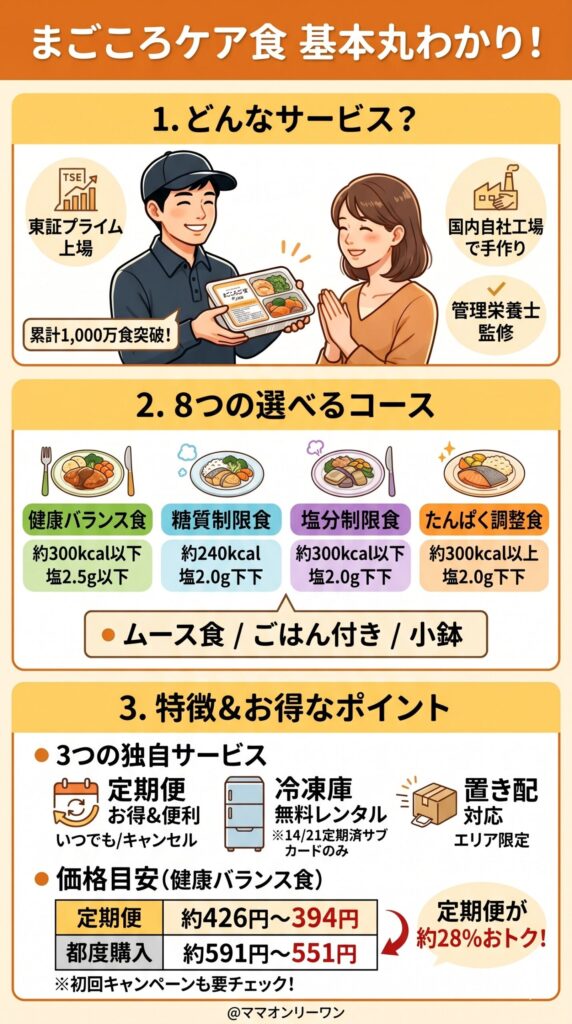 まごころケア食とは｜口コミを読む前に基本だけ確認