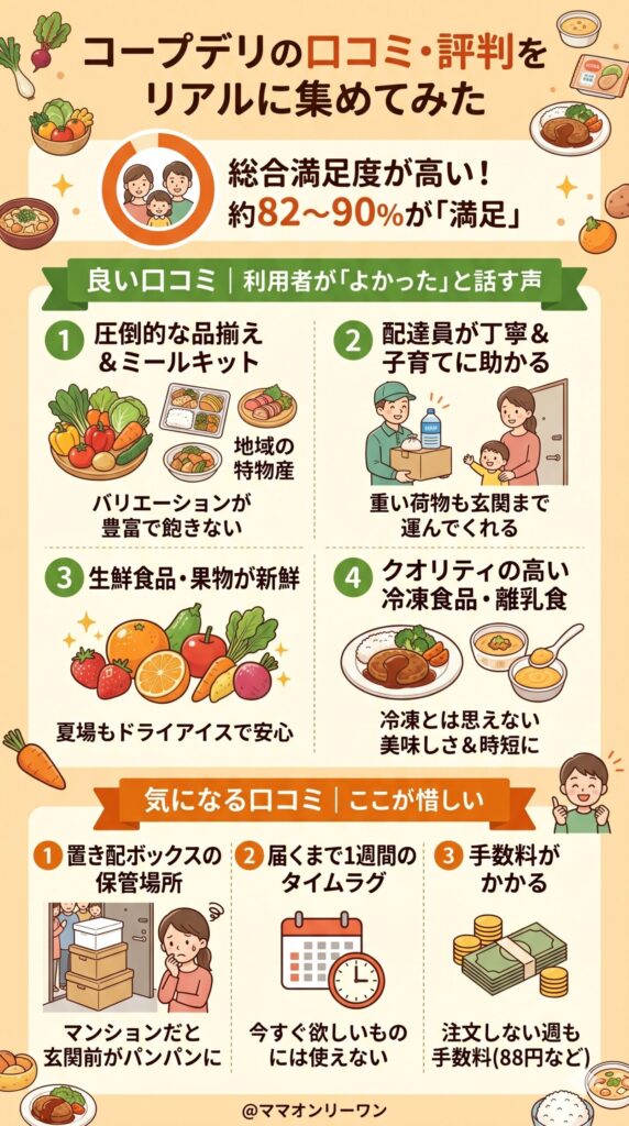 コープデリの口コミ・評判をリアルに集めてみた