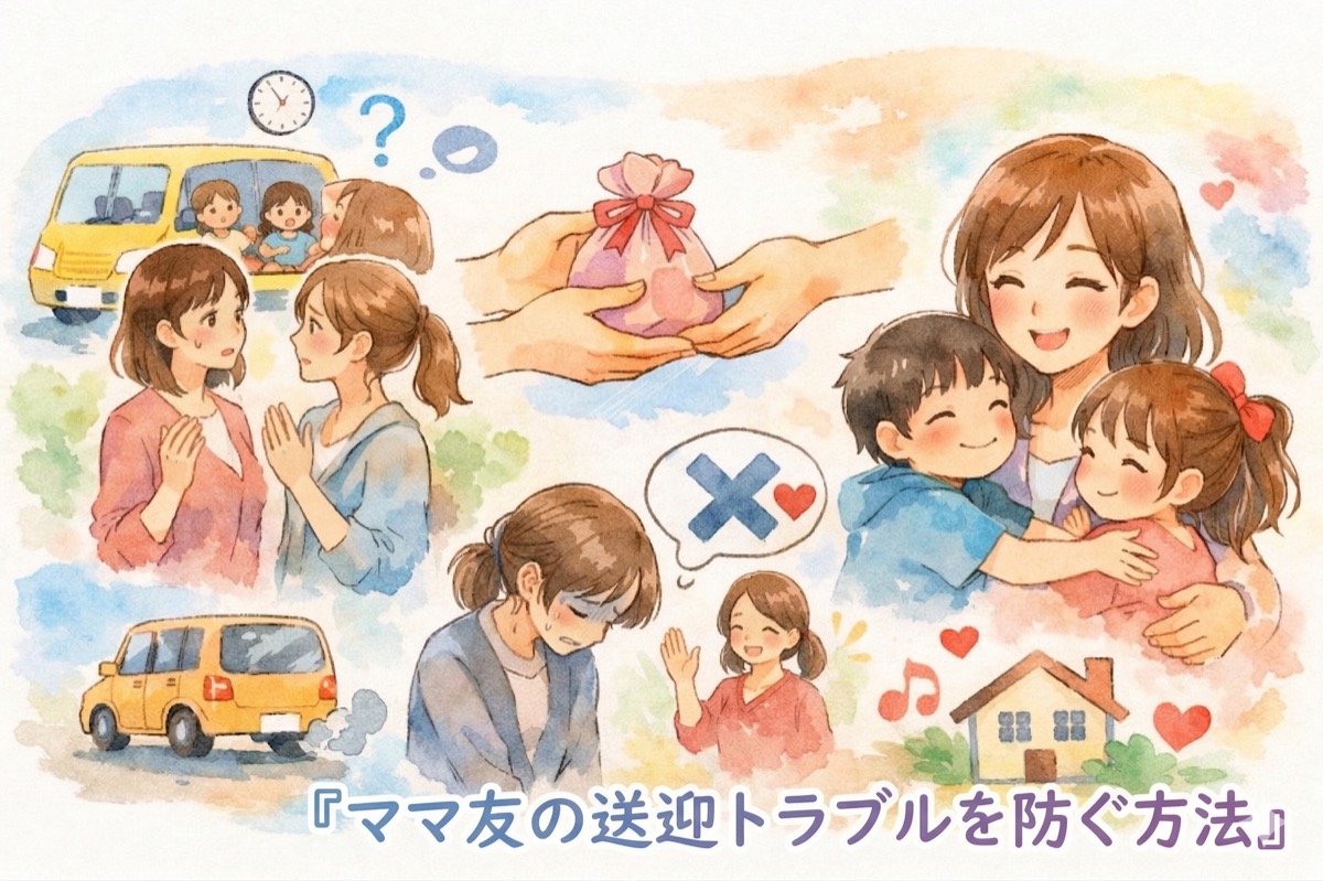 ママ友の送迎トラブルを防ぐ方法｜お礼の渡し方と角が立たない断り方のコツを体験談で解説