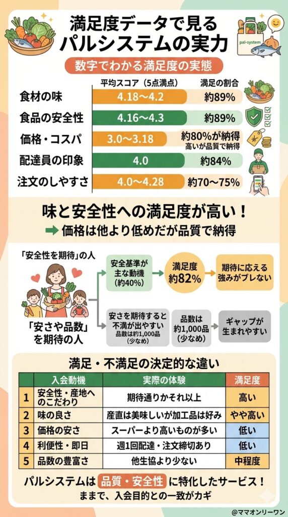 満足度データで見るパルシステムの実力