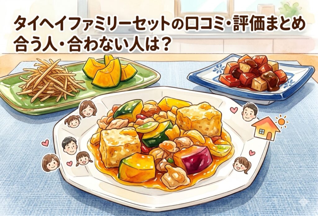 タイヘイファミリーセットの口コミ・評価まとめ｜合う人・合わない人を家族で使ってわかった本音