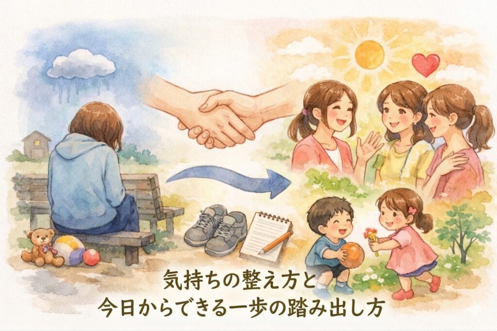 ママ友がいなくて寂しいと感じたとき…気持ちの整え方と今日からできる一歩の踏み出し方