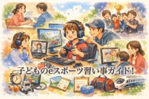 小学生の子どものeスポーツ習い事ガイド！ゲームが学びになるスクールの選び方と注意点