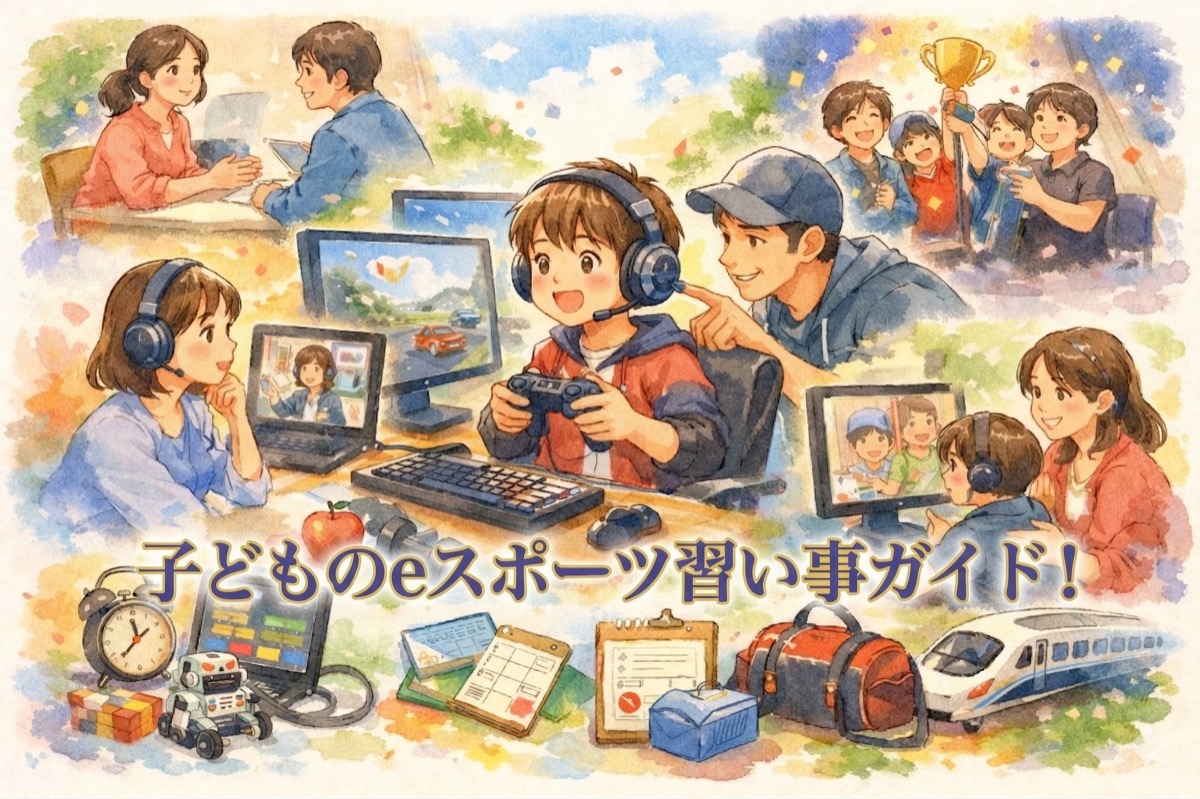 小学生の子どものeスポーツ習い事ガイド！ゲームが学びになるスクールの選び方と注意点