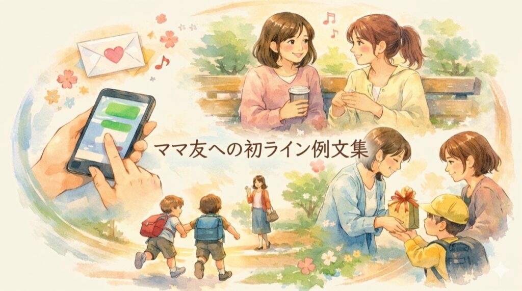 ママ友への初ライン例文集｜好印象につながる挨拶・お礼・誘いの書き方と気遣いのコツ