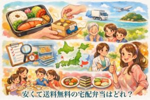 安くて送料無料の宅配弁当はどれ？申し込む前に知っておきたい注意点と続けやすいサービスの選び方