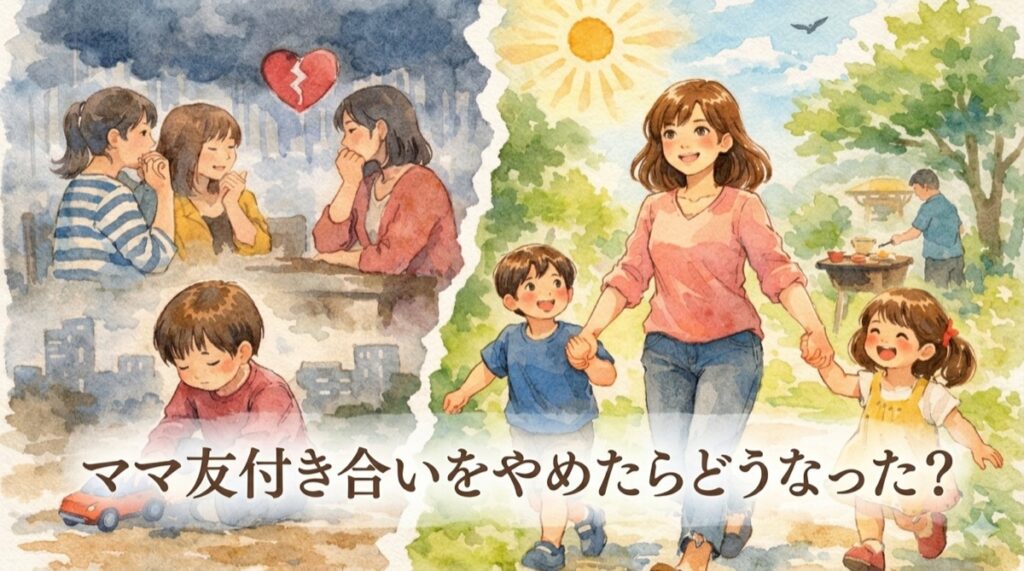 ママ友付き合いをやめたらどうなった？体験談からわかった楽になった理由と生活の変化