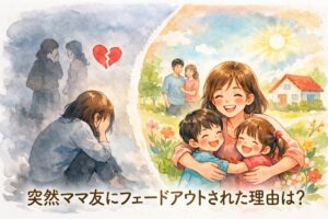 突然ママ友にフェードアウトされた理由は？嫌われたかもと苦しい気持ちをやさしく立て直す考え方
