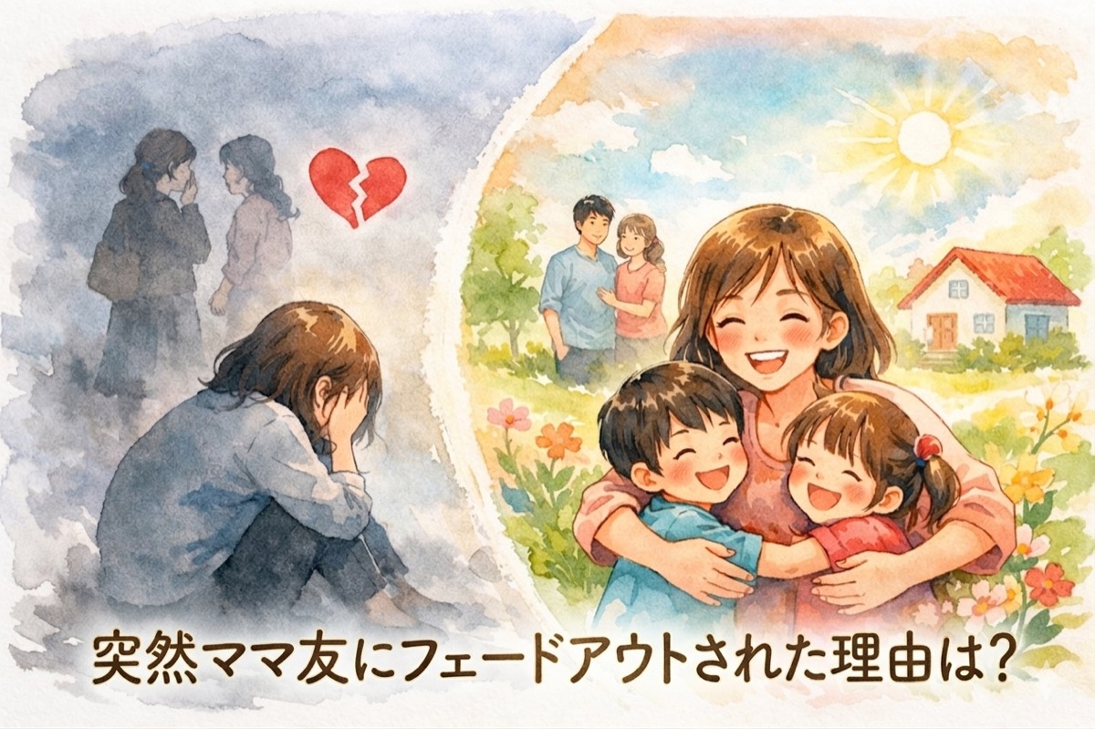 突然ママ友にフェードアウトされた理由は？嫌われたかもと苦しい気持ちをやさしく立て直す考え方
