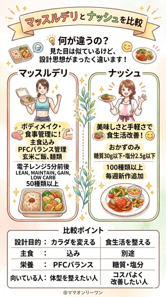 そもそも何が違うサービスなのか