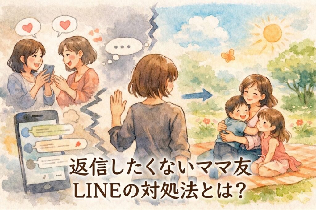 返信したくないママ友LINEの対処法とは？波風を立てずに距離を置く返し方と終わらせ方