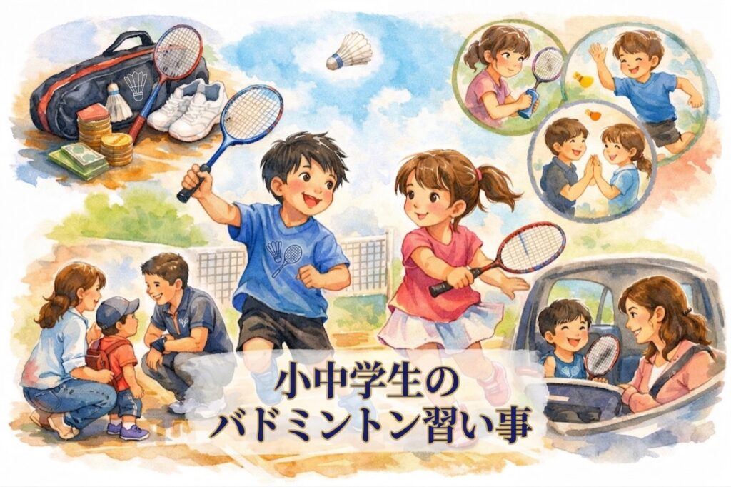 小中学生のバドミントン習い事の費用・始める年齢・上達のコツを徹底解説｜子どもに向いている子の特徴も