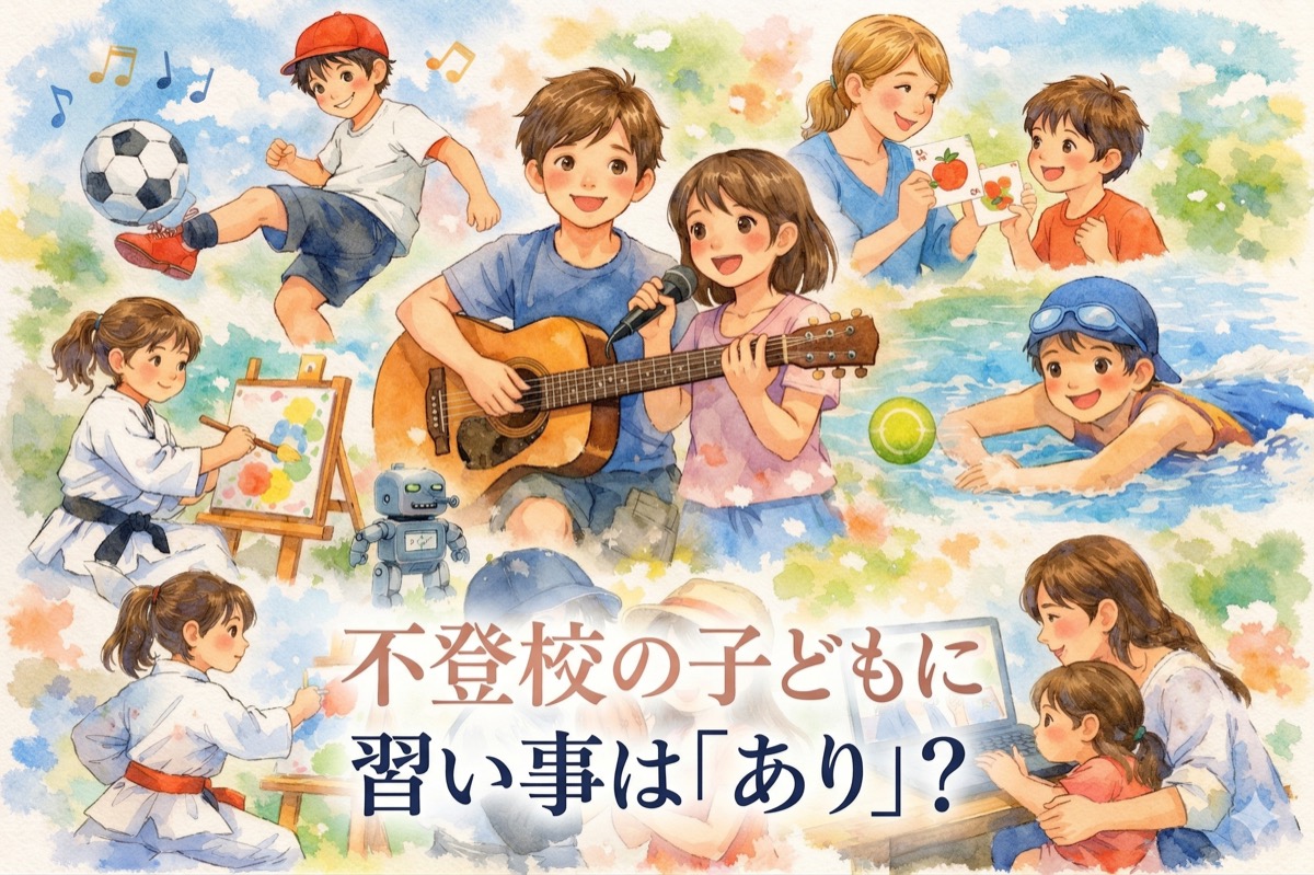 不登校の子どもに習い事は「あり」？外に出るきっかけづくりと後悔しない習い事の選び方