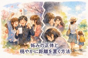 高校受験の合格でママ友関係が壊れた…妬みの正体と穏やかに距離を置く方法