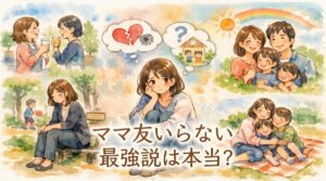 ママ友いらない最強説は本当？悩むママへメリット・デメリットを整理して孤独と不安を軽くしよう