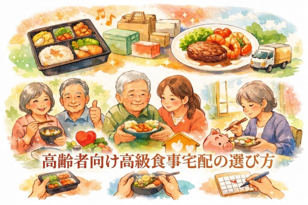 高齢者向け高級食事宅配の選び方｜お試し費用の目安から味・安心感・続けやすさで比較
