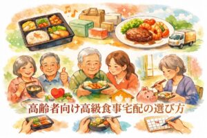 高齢者向け高級食事宅配の選び方｜お試し費用の目安から味・安心感・続けやすさで比較