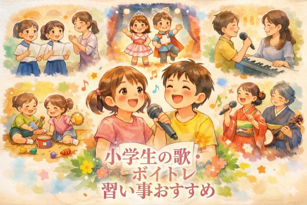 小学生の歌・ボイトレ習い事おすすめ6選！声と表現力を育てる教室の選び方【性格別】