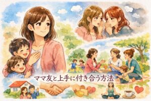 ママ友と上手に付き合う方法｜ストレスを減らして毎日を楽にする関係づくりのコツ