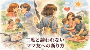 二度と誘われないママ友への断り方と距離を置く方法｜関係を終わらせたい時に使えるフレーズ集