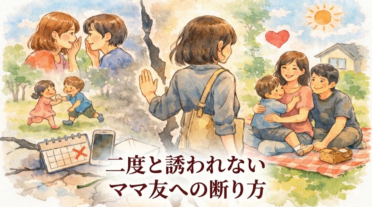 二度と誘われないママ友への断り方と距離を置く方法｜関係を終わらせたい時に使えるフレーズ集