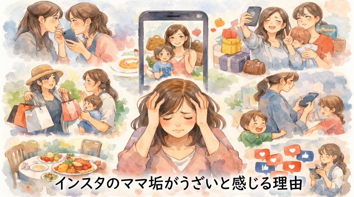 インスタのママ垢がうざいと感じる6つの理由｜やってはいけないNG行動パターンまとめ