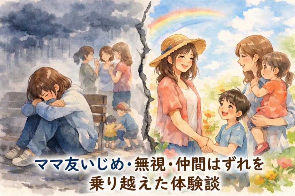 ママ友いじめ・無視・仲間はずれを乗り越えた体験談｜気持ちが軽くなる距離の置き方と考え方