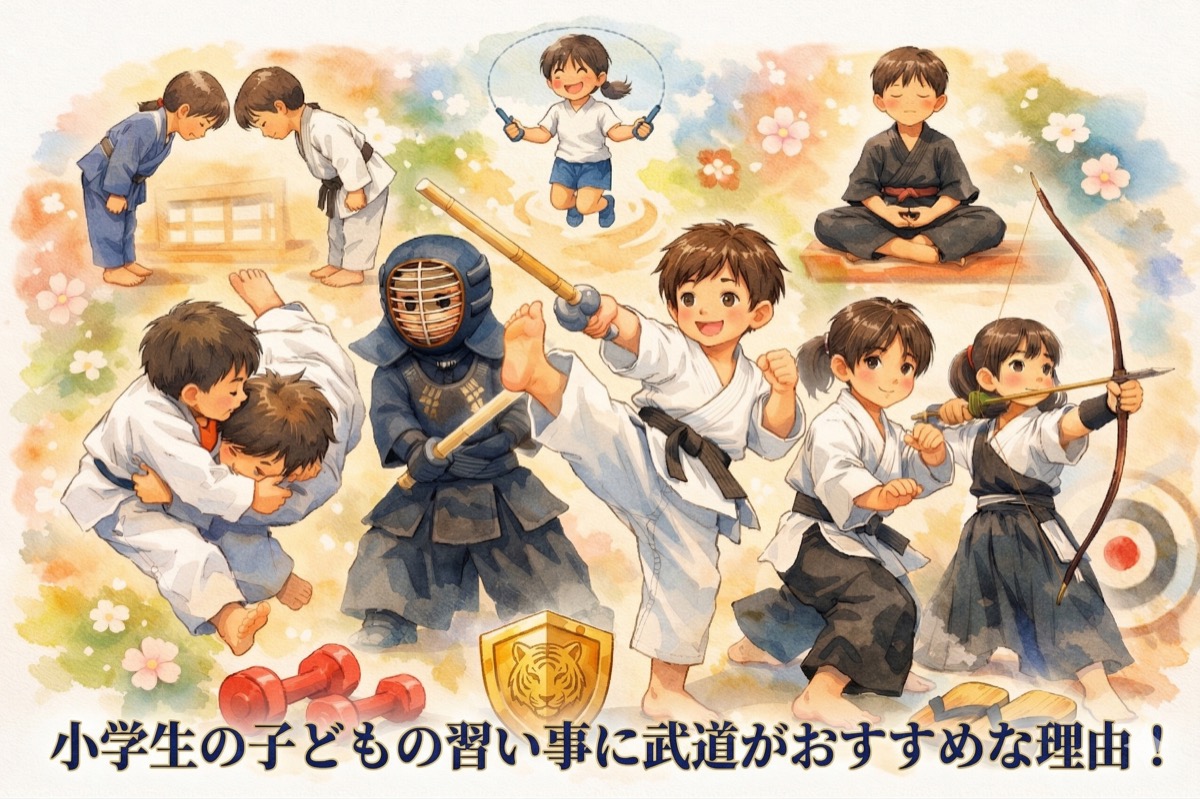 小学生の子どもの習い事に武道がおすすめな理由！柔道・剣道・空手など6種類の特徴と選び方を解説