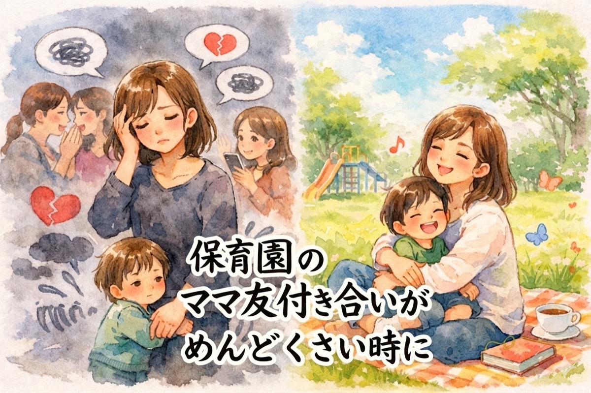保育園のママ友付き合いがめんどくさい時の対処法｜無理しない距離感の保ち方とは？